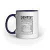 Dentist Nutritional Facts - Ceramic Mugs - Image 4