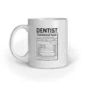 Dentist Nutritional Facts - Ceramic Mugs - Image 8
